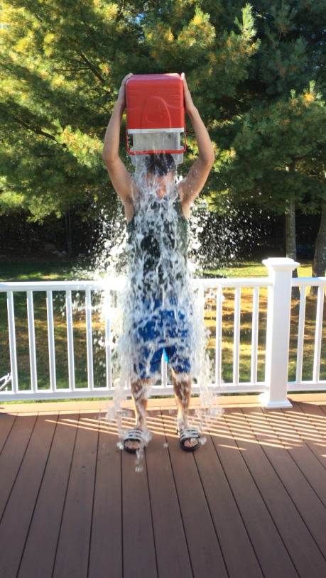 Dylan Gately takes the Ice Bucket Challenge