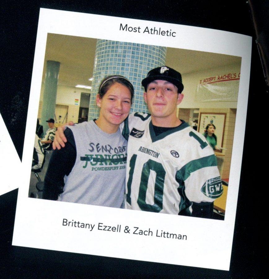 Brittany Ezzell and classmate Zach Littman were voted Most Athletic by their classmates.