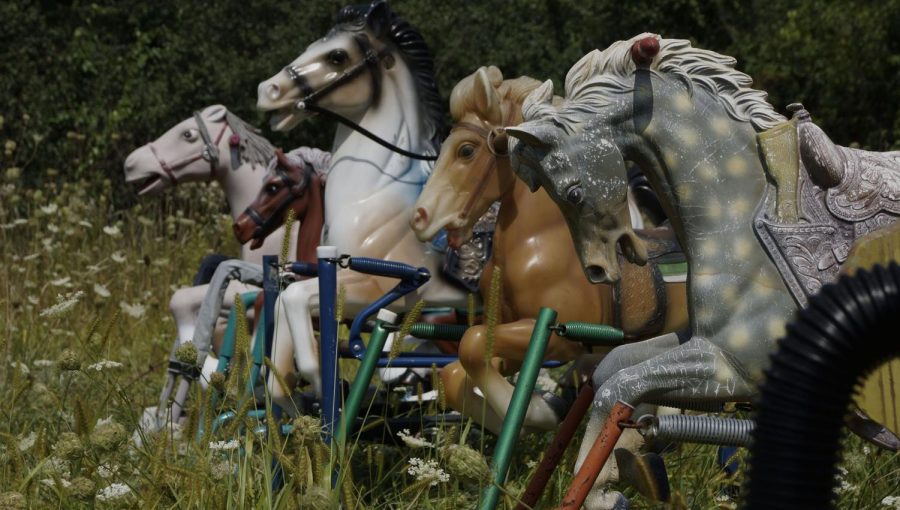 Sara Christian Toy Horse Graveyard (Scholastic Art Award Gold Key)