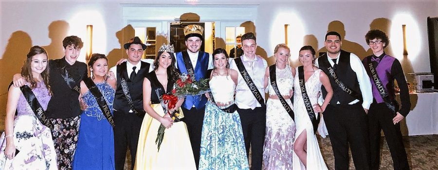 2018 Court, feature this years king Fraser Toomey and Queen Criselda Burke