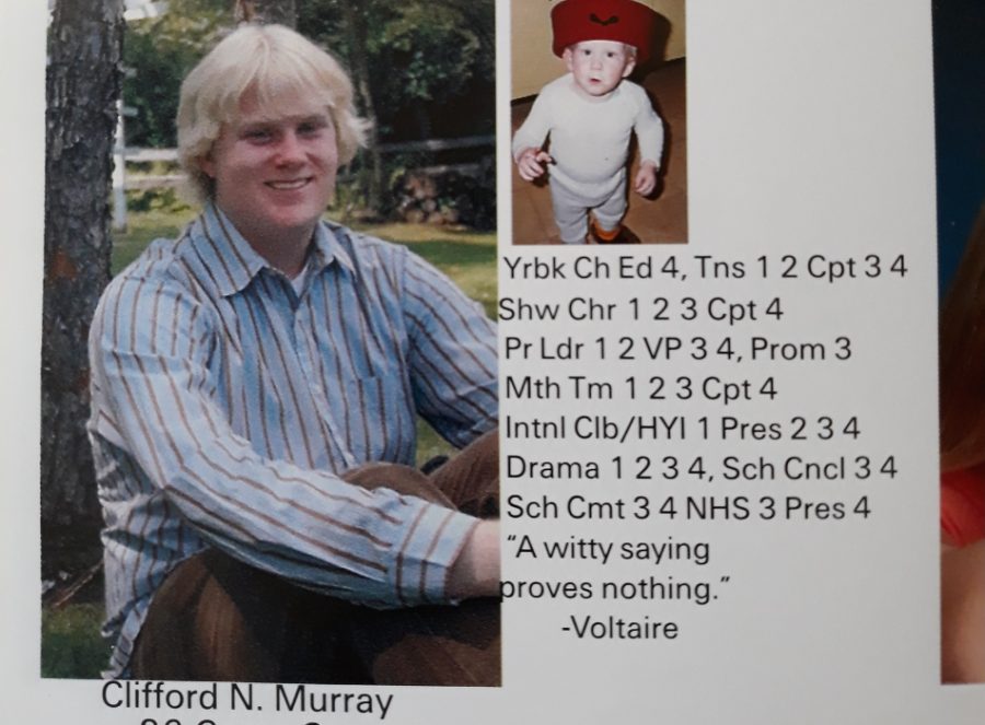 A photo of Clifford Cliff N. Murray from the 2008 Abington High School yearbook. Cliff went on to Harvard and currently works in Hollywood.