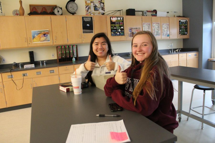 Students had a successful drill. Featuring Amanda Nguyen and Charlotte Ciampa.