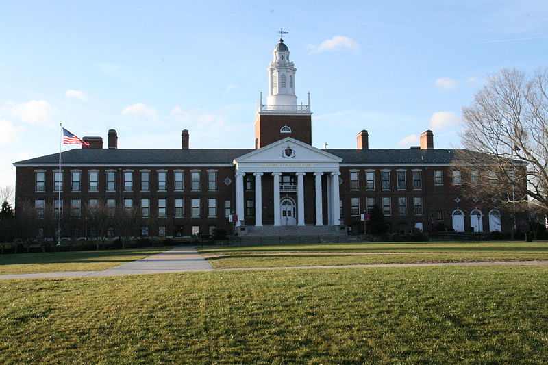 The Boyden Hall in Bridgewater State University on January 1, 2012. Dual Enrollment for Abington High School students is offered at Bridgewater State University.