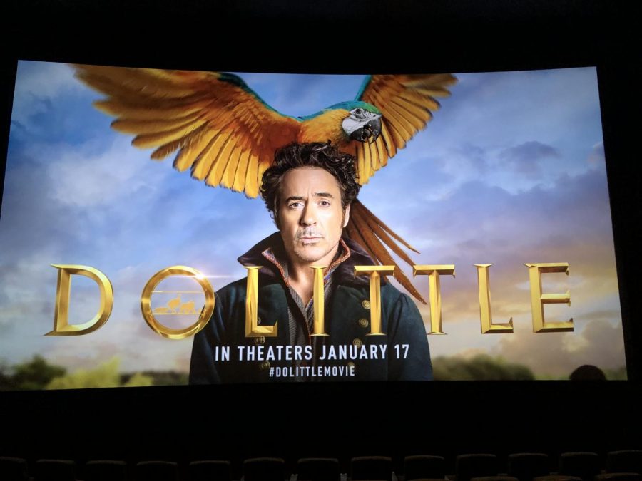 An early screening of Dolittle at the AMC Boston Common movie theater on January 11, 2020.