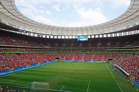 Mane Garrincha stadium during the Portugal x Germany soccer game, Brasilia, 2016 Summer Olympics (Rio 2016).

