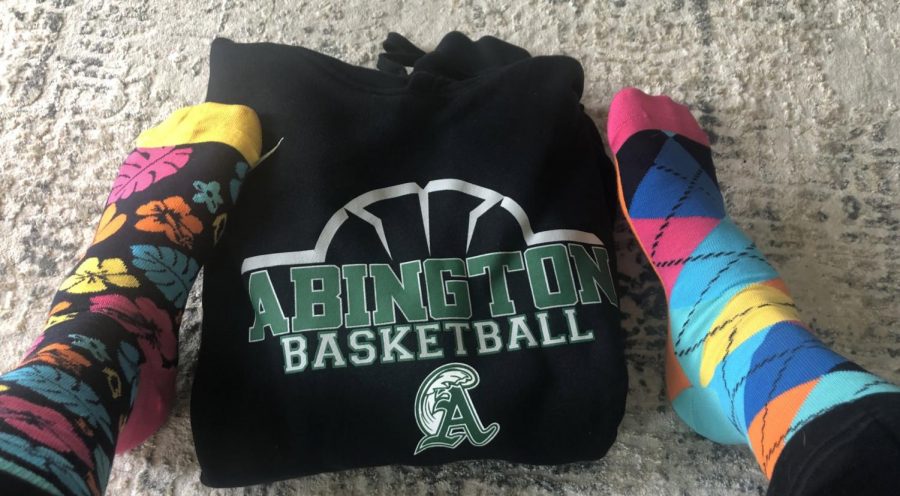 The Abington Athletic Department wears mis-matched socks to support World Down Syndrome Day on Saturday, March 21, 2020. They tweeted Abingtons Athletic department Tweeted: The AHS Athletic dept is rocking their socks in support of World Down Syndrome day who else is? 