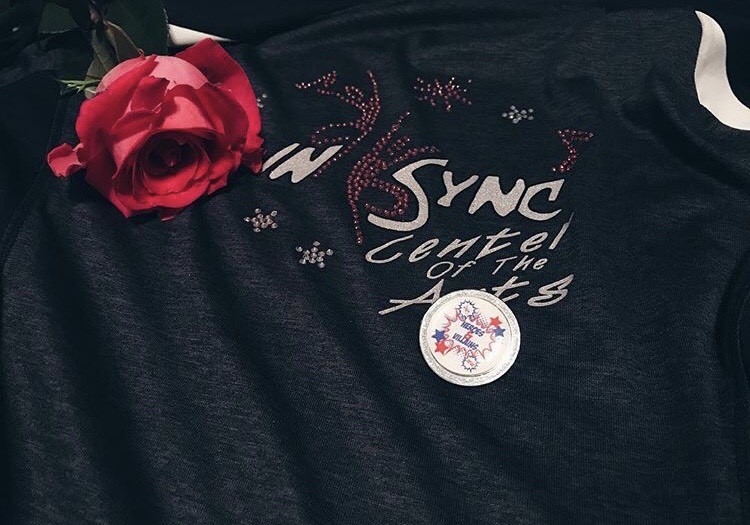 A jacket with InSync Center of the Arts logo taken on June 17, 2018 after the Superheroes and Villains recital at Milton High School in Massachusetts. 