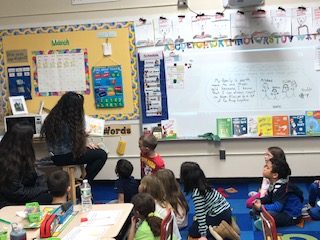 The ABC at Abington High School focused on spreading a message of acceptance by visiting Beaver Brook Elementary School on Friday, March 6, 2020, for their annual reading program.