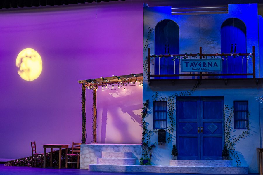 As part of the Drama Club’s Crew, Abington High School senior Victoria Donahue is responsible for props and scene changes. She worked on the set for the School’s 2020 spring musical ’’Mamma Mia!’’ which was cancelled due to the COVID-19 pandemic. 