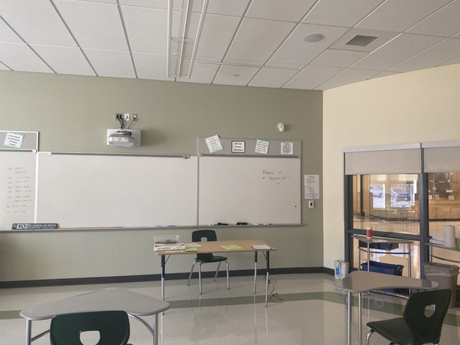 This room belongs to one of the longest tenured teachers at AHS. She has been teaching here about health and life skills for the last 28 years.