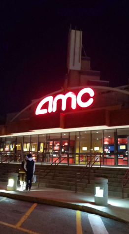 AMC Braintree Theatre as seen at night is located at 21 Grandview Road in Braintree, Mass. 