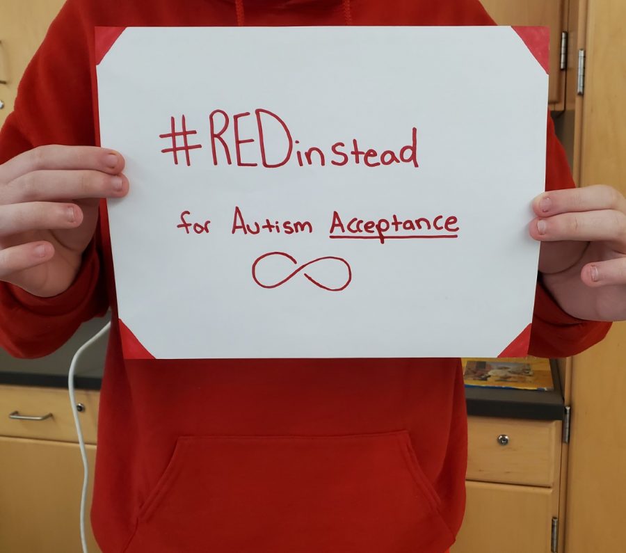 April 2 is traditionally the day many wear blue in support of Autism Awareness. This year, consider wearing red instead for Autism Acceptance. 