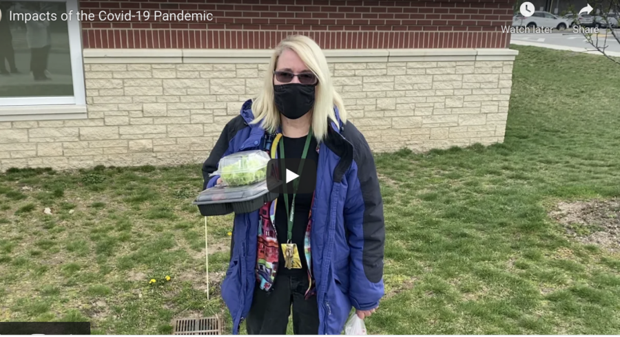 The COVID-19 pandemic has changed people's lives and routines, including being able to eat lunch with friends and coworkers. Mrs. Patricia London, Abington Middle-High School librarian, eats her lunch alone in her car, as do many faculty this year. 