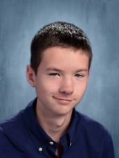 Abington High School junior Collin Hammill in the yearbook photo his sophomore year.