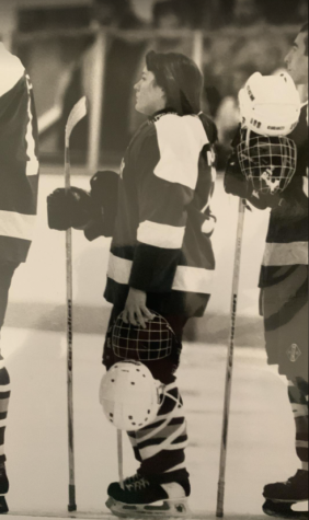 Kristen Jure (AHS 01) helped pave the way for female hockey players in Abington