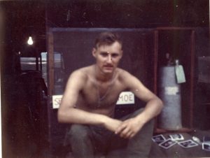 Corporal John James Beadle during his time in Vietnam