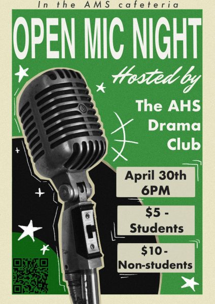 Save The Date: Open Mic Night is April 30th